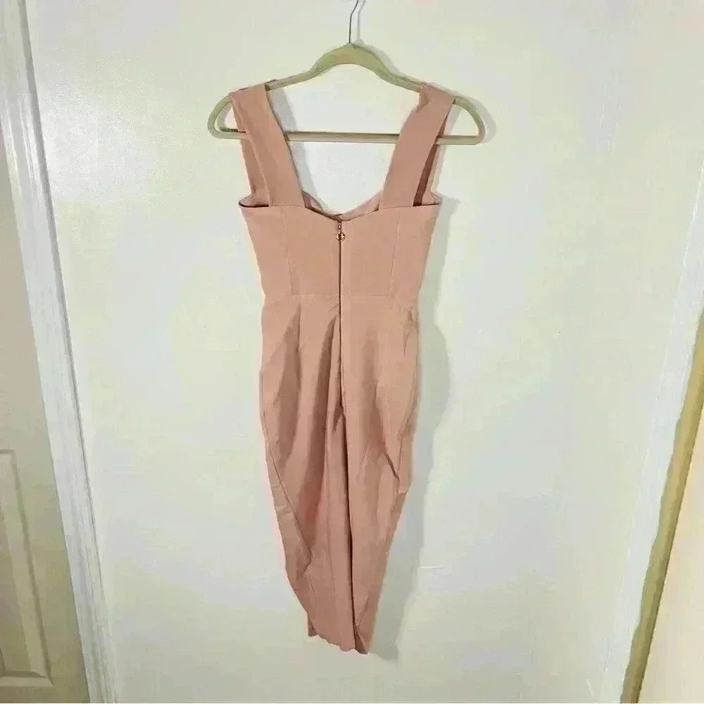 NWT Nookie Divine Midi Dress Dusty Pink - Picture 8 of 8